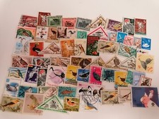 Lot 50 Timbres Oiseaux