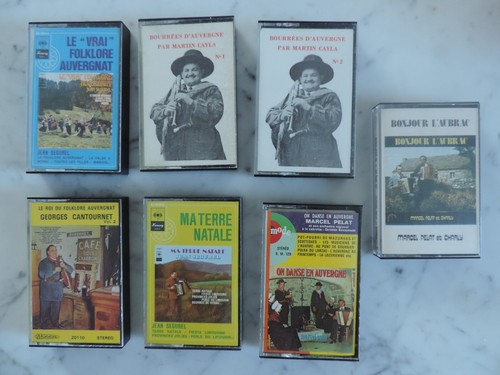 Lot cassettes audio - lot, 7