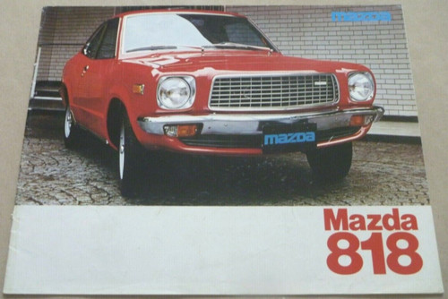 1976 mazda 818 catalogue - mazda,