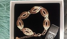 Preciosa Pulsera JLo en rodio