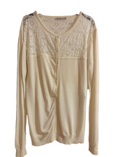 KOOKAI gilet blanc écru haut