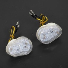 Paire de clignotants de carénage à LED basic homologués pour moto Kawasaki neuf