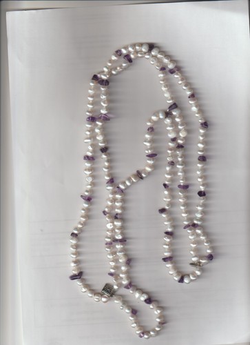 Collier rangs perles - 3,
