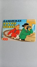 SALLIK TINTINET SNOWY AND TEACHER SUNFLOWER HERGÉ KANGOURAK STICKER