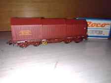 WAGON MARCHANDISES TELESCOPIQUE ROCO N°46289 NEUF ECHELLE HO CARRIAGE NEW