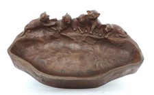 Superbe ancien bol à bibelots