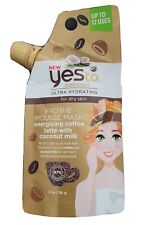 Yes To Coconut Frothe Mousse Mask Energizing Coffee Latte Dry Skin Up To 12 Use 