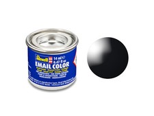 Revell 32107 glossy black enamel paint RAL 9005 14 ml - enamel color model