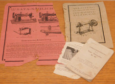 1928 SINGER KL.66 NOTICE