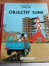 TINTIN BD OBJECTIF LUNE 1953