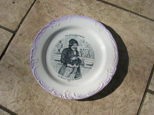 Assiette parlante faience - parlante,