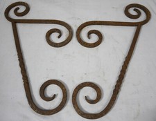 antique wrought iron element bracket square wrought iron architectural