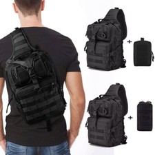 Molle Tactical Sling Sac À Dos À Bandoulière EDC Tool Storage Molle Bag Hunting