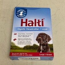 HALTI Optifit Headcollar / Licol Dog Head Harness to Stop Pulling Size Large