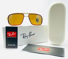 Ray-Ban Special Edition Brown Glasses With Premium Gold Frame Sunglasses