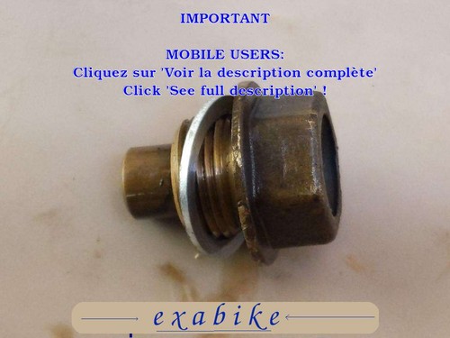 Bouchon vidange pour moto - vidange,