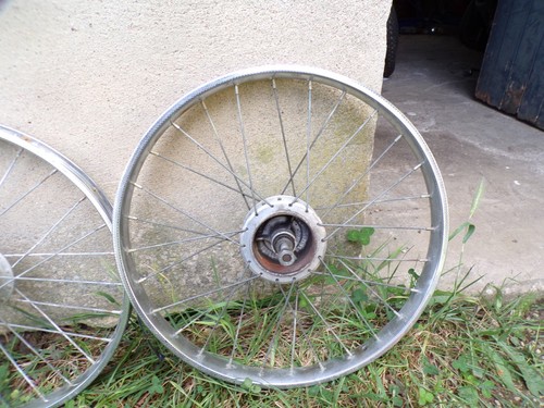 Jante roue avant peugeot - jante, 17"