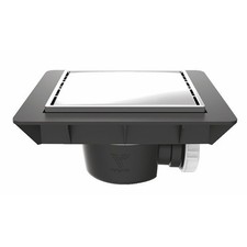 Bonde de douche extra-plate pour douche à l'italienne Quadratto VALENTIN