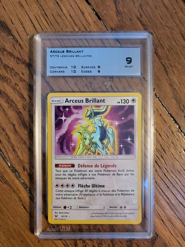 Carte pokemon arceus brillant - carte,