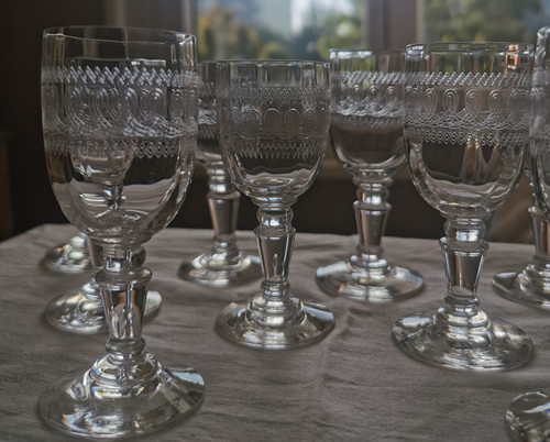 Verres goutte en cristal - 11,