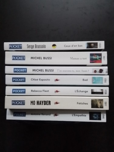 Lot livres pocket polar - /,