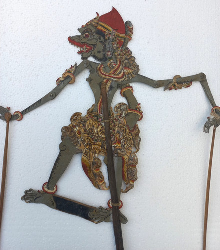 Marionnette cuir wayang kulit - cuir,