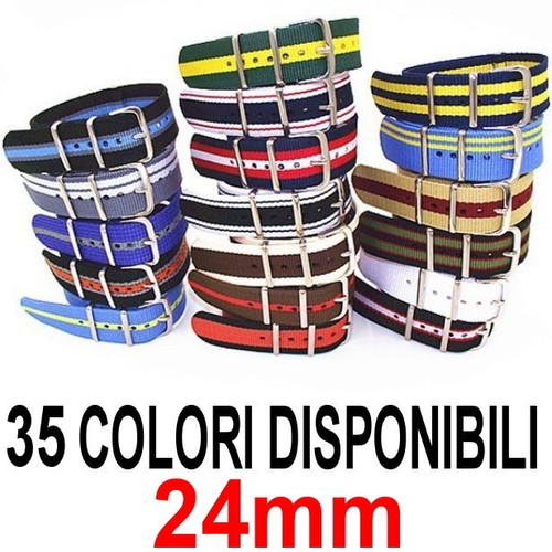 Bracelet montre nylon - bracelet, 24