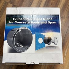 Jetzuh 10-Inch Pool Light Niche for Concrete Pools & Spas Fits Pentair Hayward