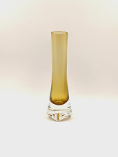 Vintage Aseda Bo Borgström Glass Tripod Vase Scandinavian Design 70's Submerged