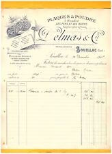 SOUILLAC (46) PLATES & POWDER to WELD IRONS & STEELS ""DELMAS & Cie"" in 1905