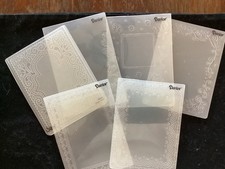 5 darice 1 sizzix embossing folders frames used
