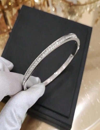 Bracelet jonc fin - bracelet, incrusté