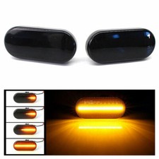 2pcs Feu LED Dynamique Clignotant Répétiteur Pour Seat Alhambra Ibiza Leon