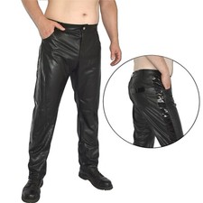 Lack-Streifen Pantalon Hommes