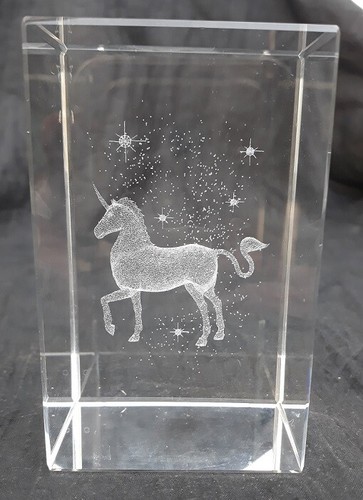 Bloc verre en cristal - de,