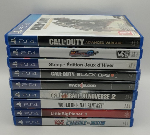 Lot jeux ps4 dragon ball - lot,