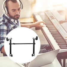 Rack de support d'orgue électrique à clavier universel (noir) Rack de clavier