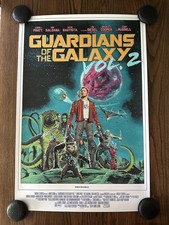 Paul Mann - Guardians of the Galaxy 2 White Variant LE Movie Poster Art Print