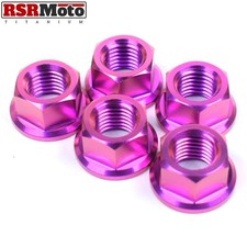 Ecrous De Pignons Arrière En Titane Yamaha R6, 1999-2002, Violet