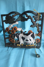 Ancien Lutrin fonte motif Vache