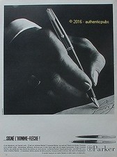 1966 FRENCH AD PEN PEN BALL SIGN SIGN FRENCH AD PEN PUB