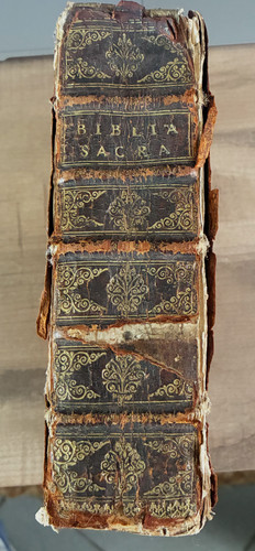 Ancienne bible 1619 biblia - bible, de