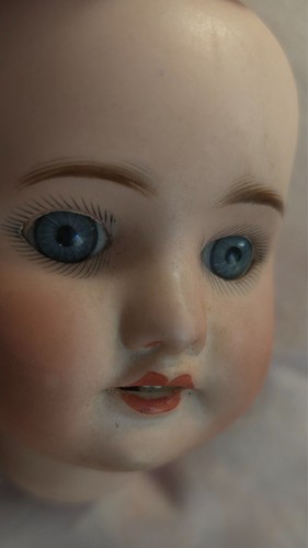 Poupée ancienne tête - poupée, 60