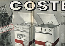 ADVERTISING ADVERTISING 014 1964 COSTE coal stove (2 pages)