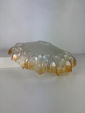 Antique Vintage Glass Paste Orange Reflection Lampshade, Hanging, Ceiling Light