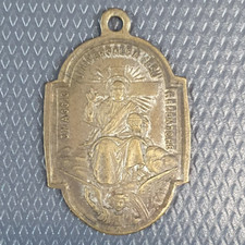 old religious medal Leon XIII 1900 #72