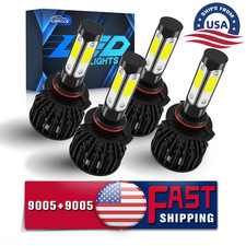 For Ford Taurus 2010 2011 202 LED Headlight Combo Kits High&Low Beam 9005+9005