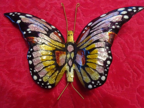 Emaux limoges papillon - de,