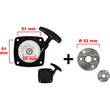 Lanceur avec cloche pour taille-haies