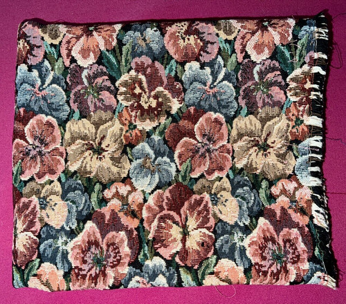 Antique fabric upholstery
